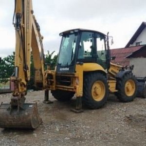 foto Komatsu WB97S 4schaufel baggerlader