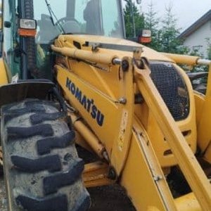 foto Komatsu WB97S 4schaufel baggerlader